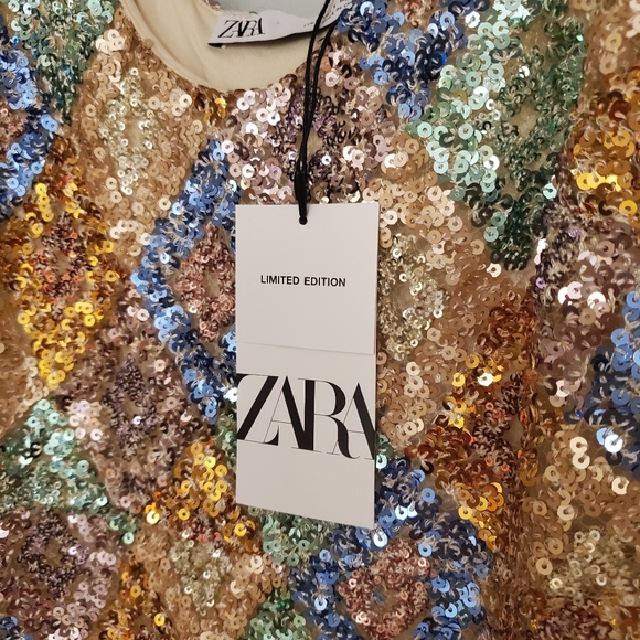 ZARA| LIMITED EDITION SEQUIN DRESS - Picture 17 of 17